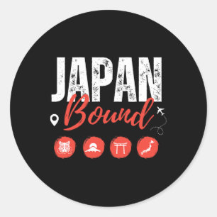 Adesivo Japão Vinculou Tóquio Viagem de Férias Corresponde