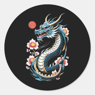 Adesivo Japonês - Aestic Dragon Japonês Art Japan Tatto