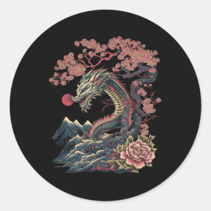 Adesivo Japonês - Aestic Dragon Japonês Art Japan Tatto