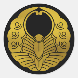 Adesivo Japonês Family Crest-Butterfly