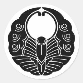 Adesivo Japonês Family Crest-Butterfly