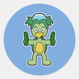 Adesivo Japonês Kappa Yokai (com pepinos!)