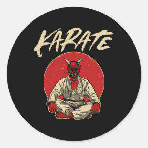 Adesivo Japonês Oni Demon - Karate Gift