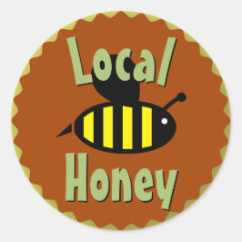 Adesivo Jar de mel local personalizado
