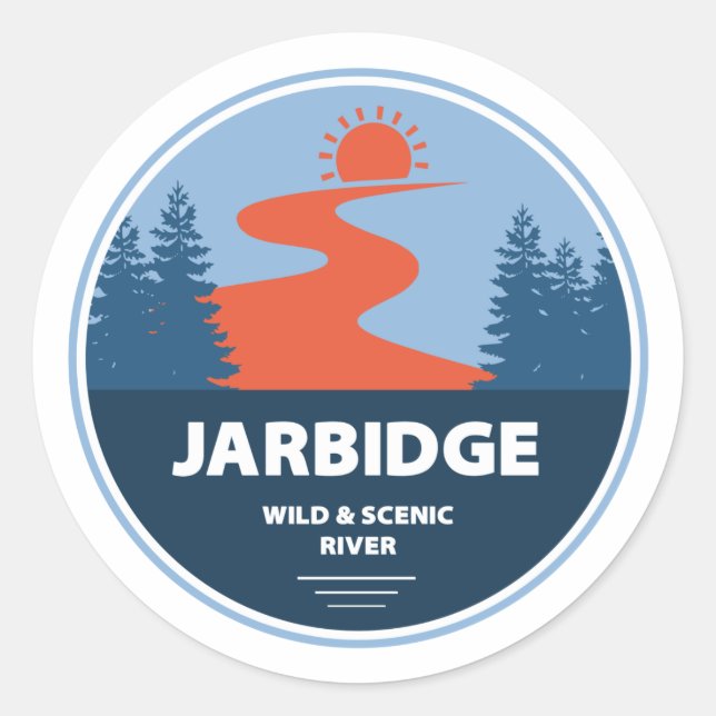 Adesivo Jarbidge Wild E Scenic River Idaho (Frente)