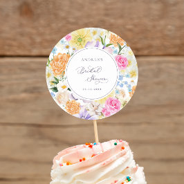 Adesivo Jardim Brilhante Floral Primavera Verão Chuveiro d