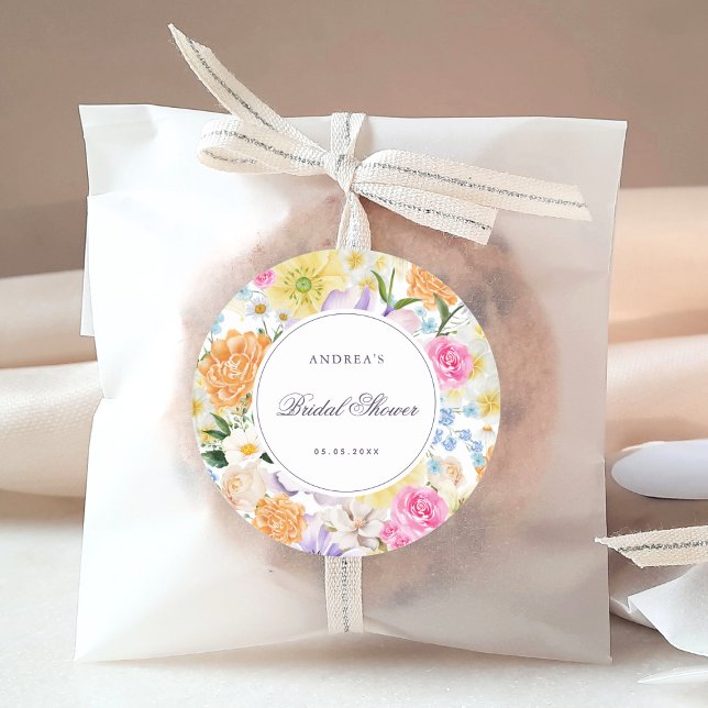 Adesivo Jardim Brilhante Flores de Primavera e Verão Chá d (Criador carregado)