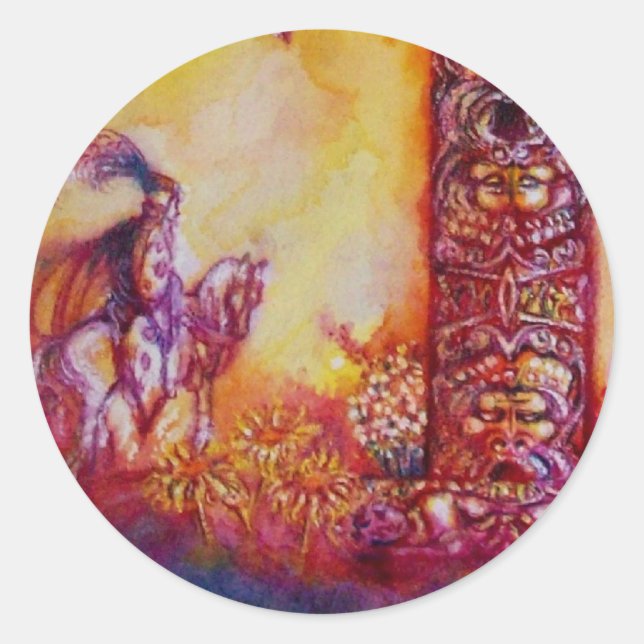 ADESIVO JARDIM DAS SOMBRAS PERDIDAS / NOITE E CAVALO (Frente)