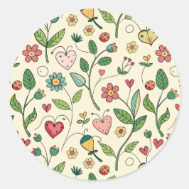 Adesivo Jardim de Amor Blooming