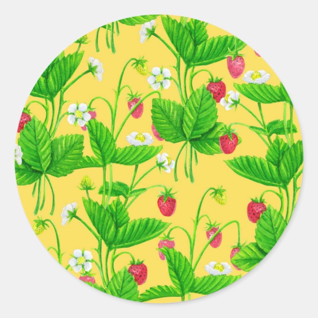 Adesivo Jardim de amora amarelo (Frente)