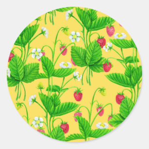 Adesivo Jardim de amora amarelo