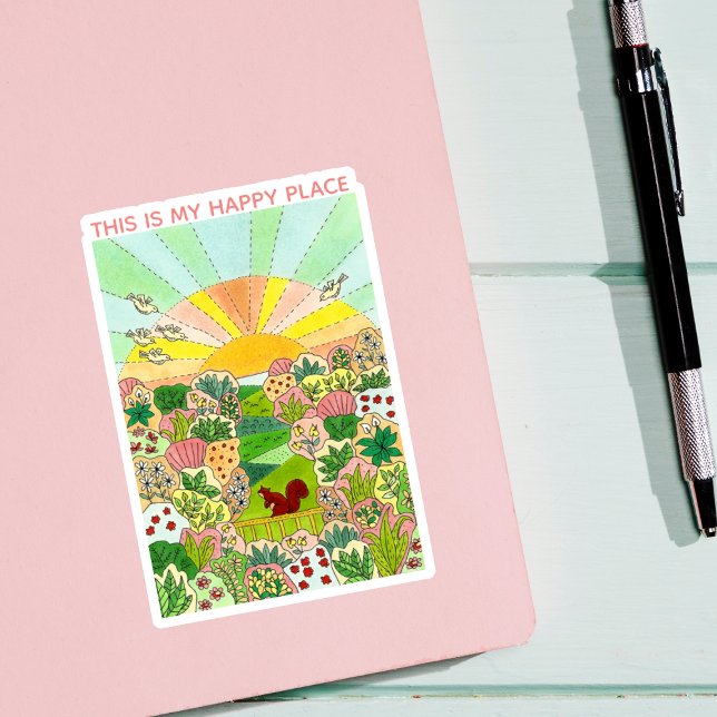 Adesivo Jardim de Esquilo (Criador carregado)