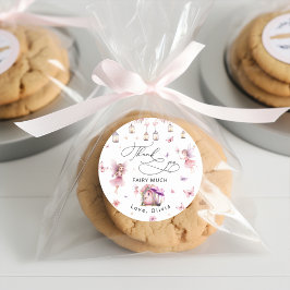 Adesivo Jardim De Fada Floral Muito Obrigado Fada