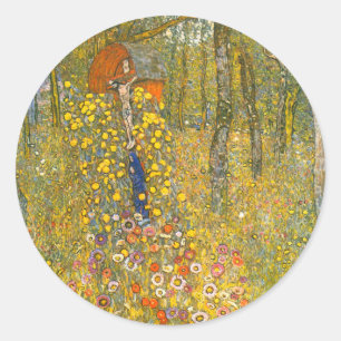 Adesivo Jardim de Fazenda Gustav Klimt com Crucifix