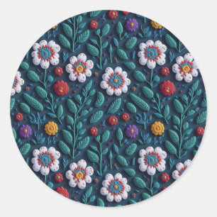 Adesivo Jardim de Flores Selvagens