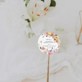 Adesivo Jardim de Flores Silvestres | Favor de Casamento