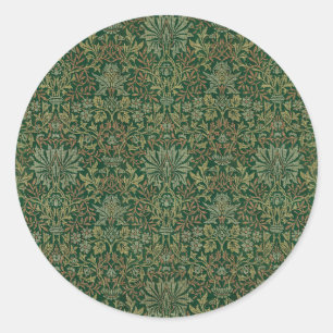 Adesivo Jardim de Flores William Morris -Verdes