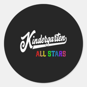 Adesivo Jardim de Infância Todas as Estrelas Equipe de Pro