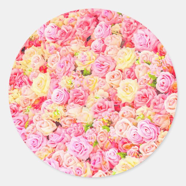 Adesivo Jardim de rosas (Frente)