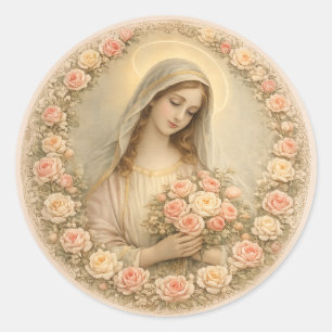 Adesivo Jardim de Rosas Marianas de Família Católica