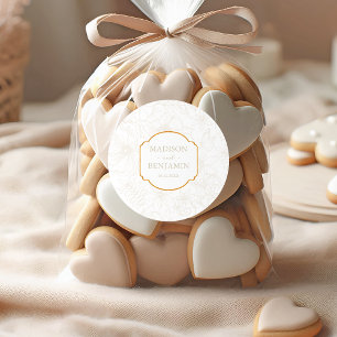 Adesivo Jardim Floral Elegante Dourado Casamento Marfim An