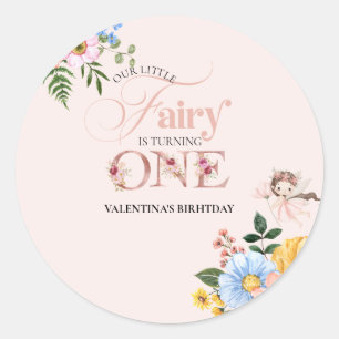 Adesivo Jardim Floral Mágico de Fadas Pixie Meninas Aniver