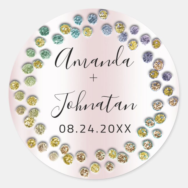 Adesivo Jardim Magro Simplesmente Nome Data Pontos Preto R (Frente)