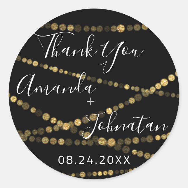 Adesivo Jardim Rosa Dourado Folha Nome Data Luz Dourada (Frente)