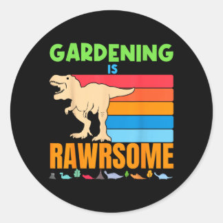 Adesivo Jardinagem É Incrível Presente De Dinossauro Jardi