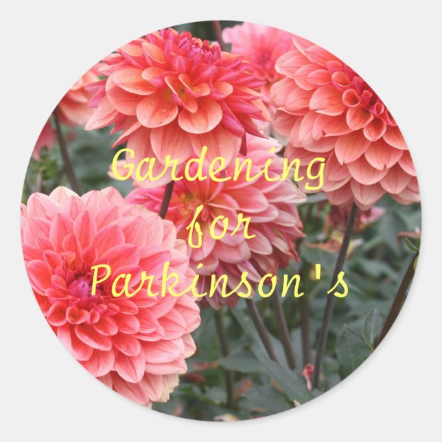 Adesivo Jardinagem para Parkinson (Frente)