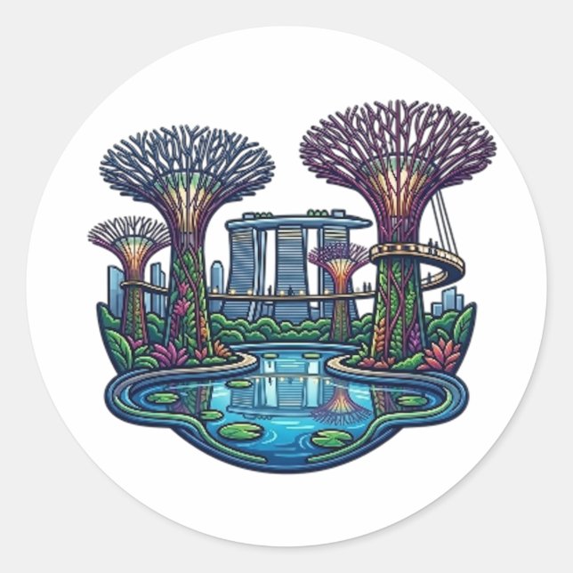ADESIVO JARDINS À BEIRA DA BAÍA (Frente)