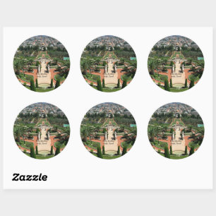Adesivo Jardins Bahai em Haifa, Israel