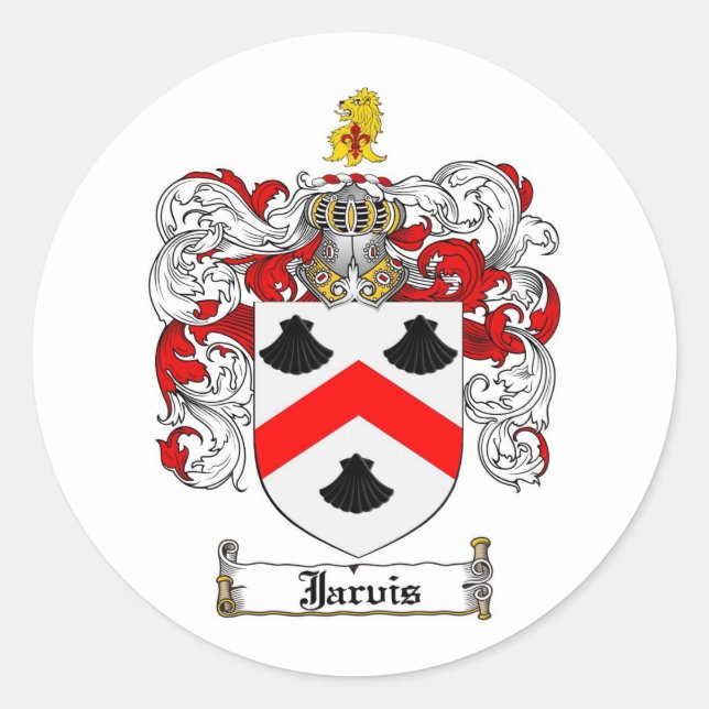 ADESIVO JARVIS FAMILY CREST - JARVIS CASACO ARMS (Frente)