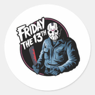 Adesivo Jason Mask Friday o 13 Sticker - Spooky
