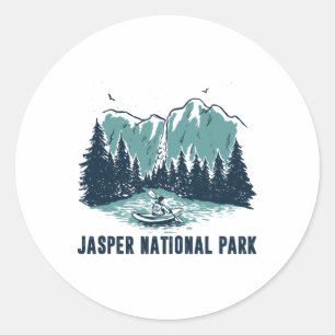 Adesivo Jasper Montanha Alberta Canadá Jasper Parque Nacio