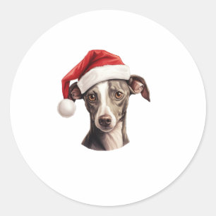 Adesivo Jatinho de Natal de Santa Hat, em Itália