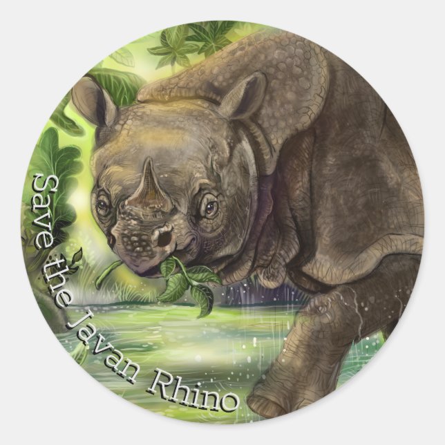 Adesivo Javan Rhino Art (Frente)