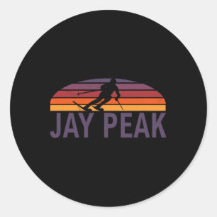 Adesivo Jay Peak Vermont New England Usa Ski Resort Snowbo