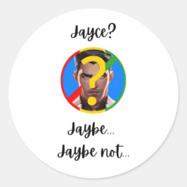Adesivo Jaybe, Jaybe não Sticker