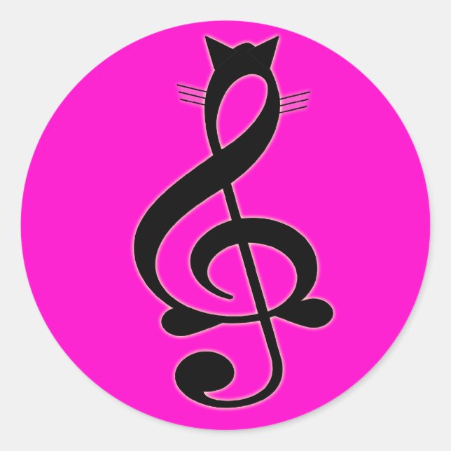 Adesivo Jazz Cat Sticker (Frente)