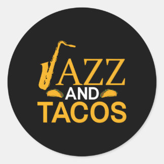 Adesivo Jazz E Tacos Jazz Music