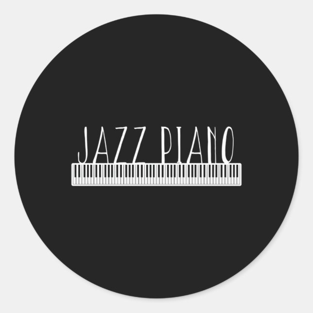 Adesivo Jazz Piano (Frente)