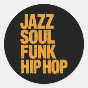 Adesivo Jazz Soul Funk Hip-hop – Cultura Musical 