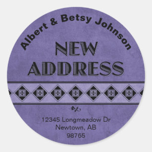 Adesivo Jazzy New Address Stickers