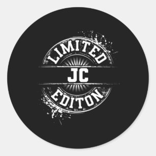 Adesivo Jc Limited Edition Engraçado Piada De Nome Persona