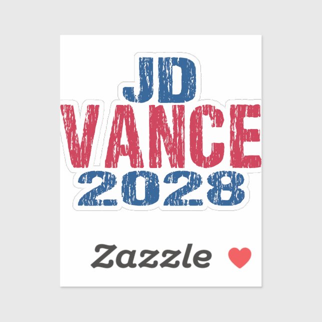 Adesivo JD Vance 2028 (des) (Folha)