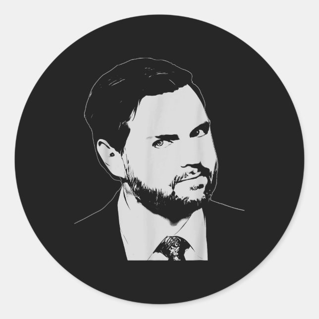 Adesivo Jd Vance 2028 Glance Inauguration 2025 Vp (Frente)