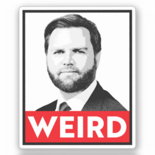 Adesivo JD Vance é WEIRD