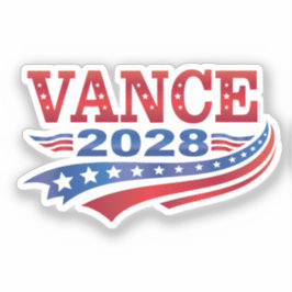 Adesivo JD Vance President 2028
