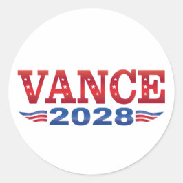 Adesivo JD Vance President 2028 (bs)